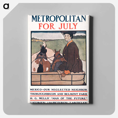 アートパネル-Metropolitan for July - エドワード ペンフィールド Canvas.