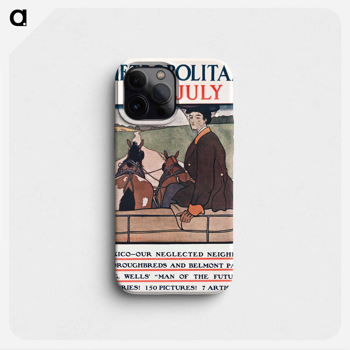 Metropolitan for July - エドワード ペンフィールド Phone Case.