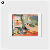 アートポストカード-Collioure Interior - アンリ マティス Postcard.