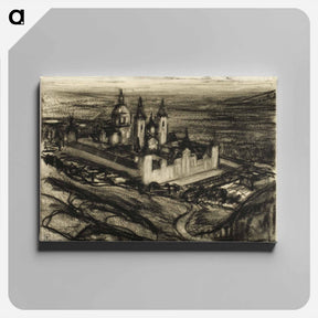 アートパネル-The Escorial from the Seat of Phillip
 - ジョセフ ペネル Canvas.