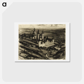 アートポストカード-The Escorial from the Seat of Phillip
 - ジョセフ ペネル Postcard.
