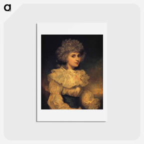 アートポストカード-Lady Elizabeth Foster - ジョシュア レノルズ Postcard.