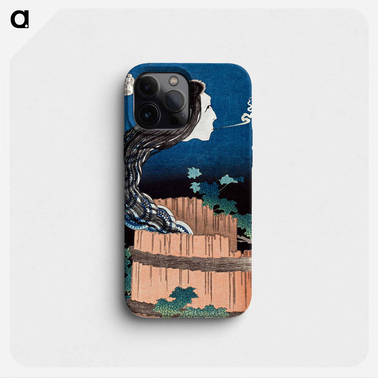 The Mansion of the Plates - Katsushika Hokusai Phone Case.