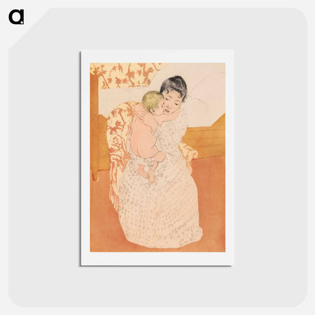 アートポストカード-Maternal Caress - メアリー カサット Postcard.