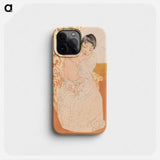 Maternal Caress - Mary Cassatt Phone Case.