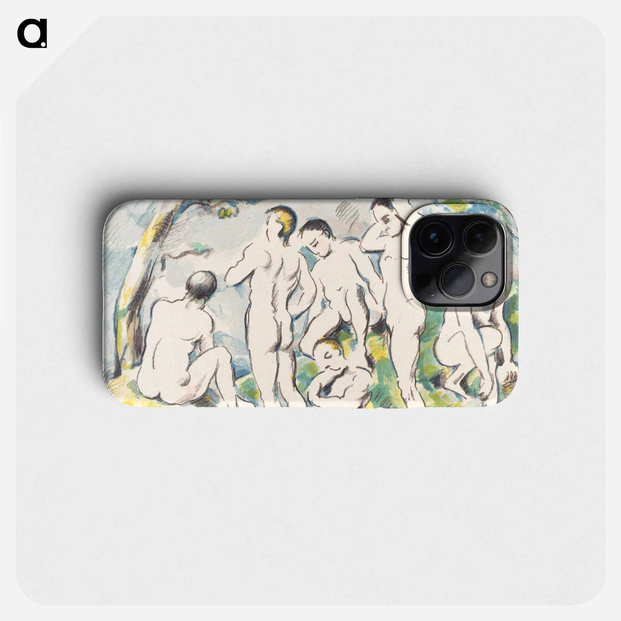 The Bathers - Paul Cezanne Phone Case.