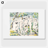 The Bathers - Paul Cezanne Poster.