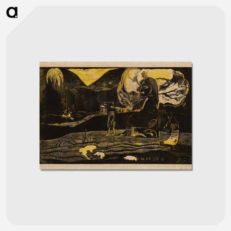 アートポストカード-Offerings of Gratitude (Maruru) - ポール ゴーギャン Postcard.