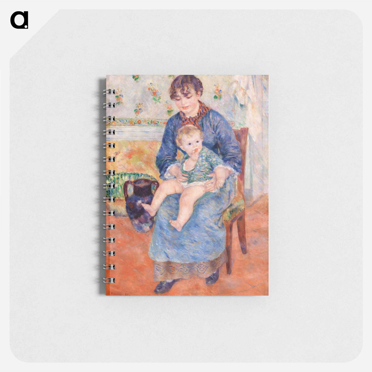 Young Mother - ピエール オーギュスト ルノワール Memo.