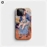 Young Mother - Pierre Auguste Renoir Phone Case.