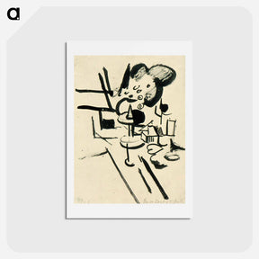 アートポストカード-Still life - テオ ファン ドゥースブルフ Postcard.