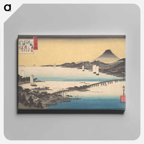 アートパネル-Sunset at Seta
 - 歌川 広重 Canvas.