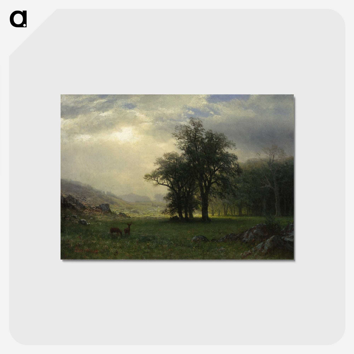 2-78_Albert-Bierstadt_postcard