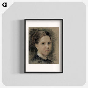 アートポスター-Portrait of Annie Edelfelt - アルバート エーデルフェルト Poster.