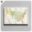 アートパネル-A Moral and Political Sketch of the United States of North America with a note on Negro Slavery
 - 大英図書館 Canvas.