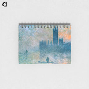 アートメモ帳-The Houses of Parliament (Effect of Fog) - クロード モネ Memo.