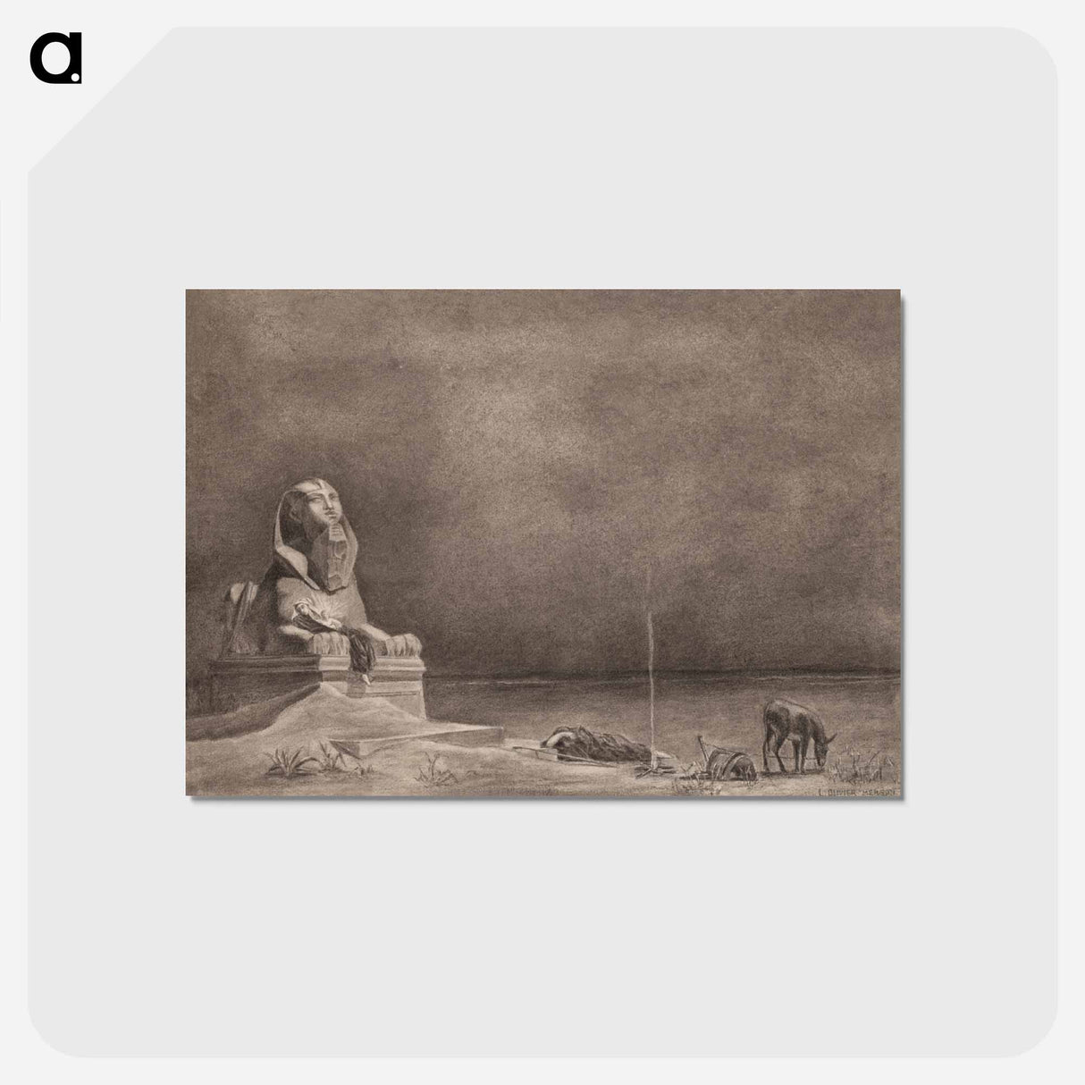 アートポストカード-Rest on the Flight to Egypt
 - クリーブランド美術館 Postcard.