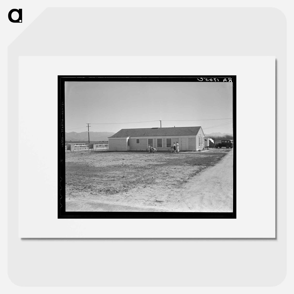 San Fernando federal subsistence homesteads - Dorothea Lange Poster.