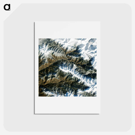 アートポストカード-Skiing Sochi
 - 上空からの地球 Postcard.