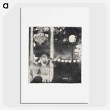 アートポスター-Mlle Bécat at the Café des Ambassadeurs - エドガー ドガ Poster.