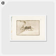 アートポストカード-The Unlucky Death of Pepe Illo in the Ring at Madrid - フランシスコ デ ゴヤ Postcard.