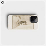 The Unlucky Death of Pepe Illo in the Ring at Madrid - Francisco de Goya Phone Case.