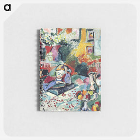 アートメモ帳-Interior with a Girl Reading - アンリ マティス Memo.