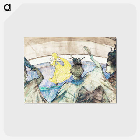 アートポストカード-At the Circus - アンリ ド トゥールーズ ロートレック Postcard.
