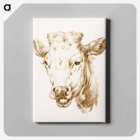 アートパネル-Head of a cow - ジャン ベルナール Canvas.