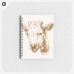 アートメモ帳-Head of a cow - ジャン ベルナール Memo.
