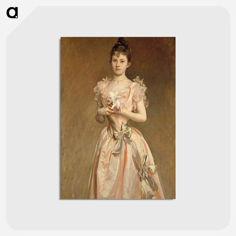 アートポストカード-Miss Grace Woodhouse - ジョン シンガー サージェント Postcard.