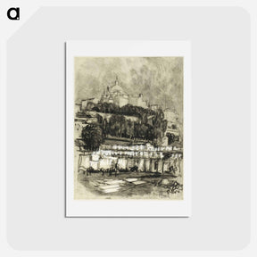 アートポストカード-The Washing Place of Madrid
 - ジョセフ ペネル Postcard.