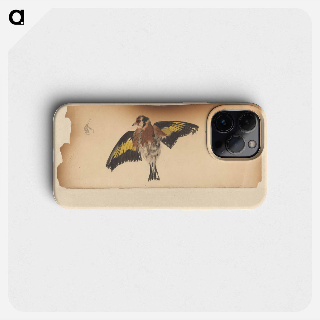 Vogel met uitgespreide vleugels - ジュリー デ グラーグ Phone Case.