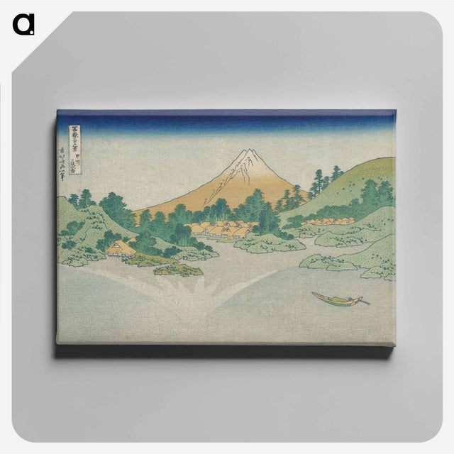 アートパネル-Reflection in Lake Misaka, Kai Province - 葛飾 北斎 Canvas.