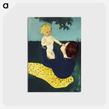 アートポストカード-Under the Horse Chestnut Tree - メアリー カサット Postcard.