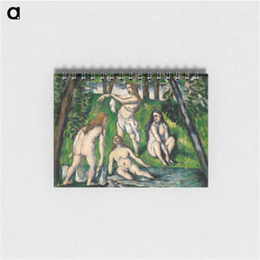 アートメモ帳-Four Bathers - ポール セザンヌ Memo.