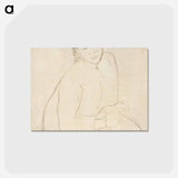アートポストカード-Seated Tahitian Woman - ポール ゴーギャン Postcard.