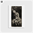 アートポストカード-Woman Bathing Her Feet in a Brook - レンブラント ファン レイン Postcard.