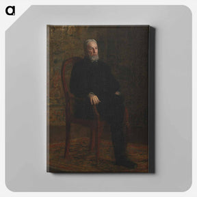 アートパネル-Portrait of Robert C. Ogden - トーマス エイキンズ Canvas.