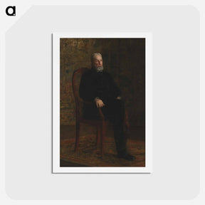 アートポストカード-Portrait of Robert C. Ogden - トーマス エイキンズ Postcard.