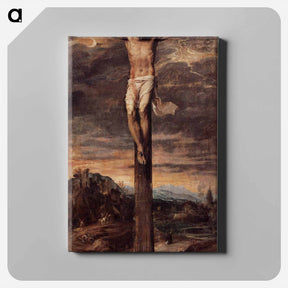 アートパネル-Crucifixion - ティツィアーノ ヴェチェッリオ Canvas.