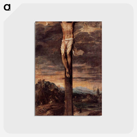 アートポストカード-Crucifixion - ティツィアーノ ヴェチェッリオ Postcard.