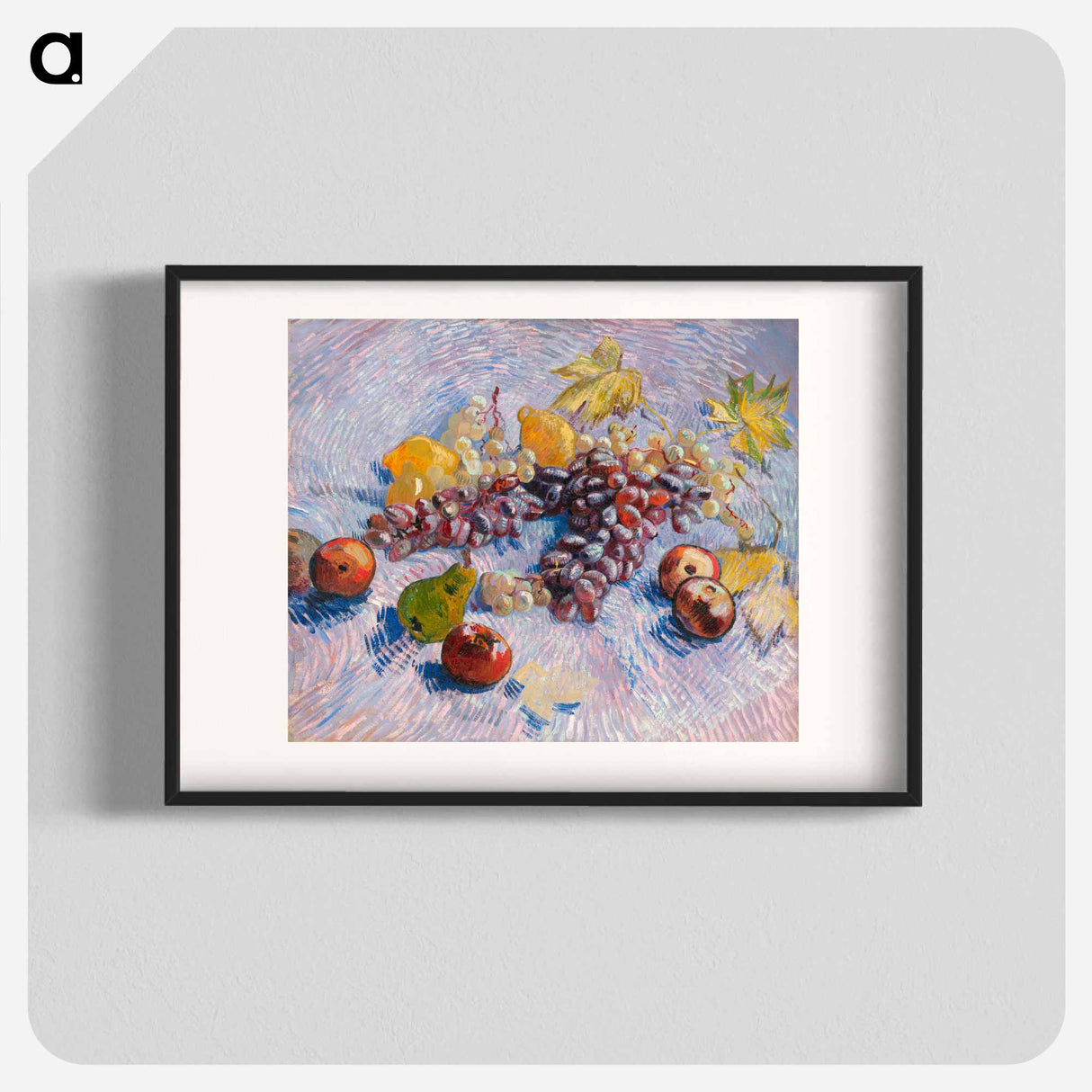 Grapes, Lemons, Pears, and Apples - Vincent van Gogh Poster.