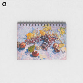 アートメモ帳-Grapes, Lemons, Pears, and Apples - フィンセント ファン ゴッホ Memo.