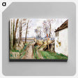アートパネル-A Village Road near Auvers
 - イェール大学アートギャラリー Canvas.