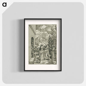 アートポスター-The Visitation - アルブレヒト デューラー Poster.