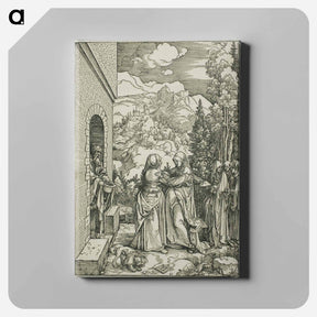アートパネル-The Visitation - アルブレヒト デューラー Canvas.