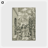 アートポストカード-The Visitation - アルブレヒト デューラー Postcard.