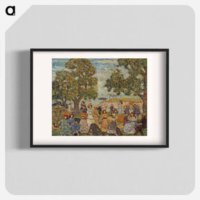 アートポスター-Landscape with Figures
 - バーンズ・コレクション Poster.