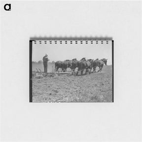 アートメモ帳-Seven-horse disc used in cultivating corn - ドロテア ラング Memo.